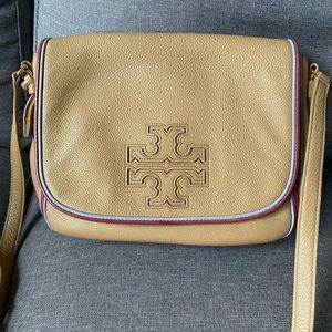Tory Burch Harper Stripe Crossbody Bag